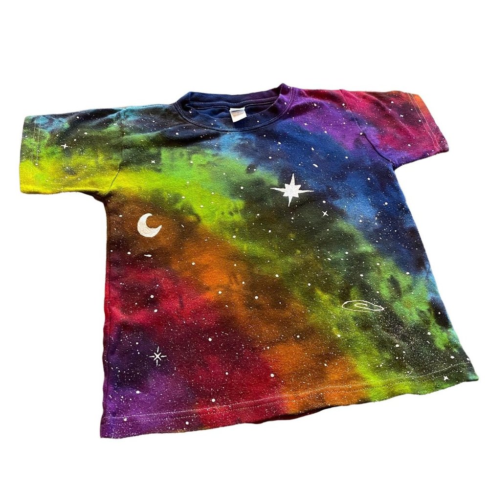 Galaxy Dyed Kids Tee || 6Y